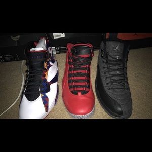 Jordan 7, Jordan 12 and Jordan 10
